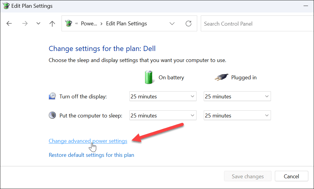 Configura il tempo di ibernazione su Windows 11