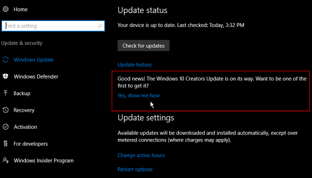 Windows 10 Creator Update Insider Build 15058 per PC disponibile ora
