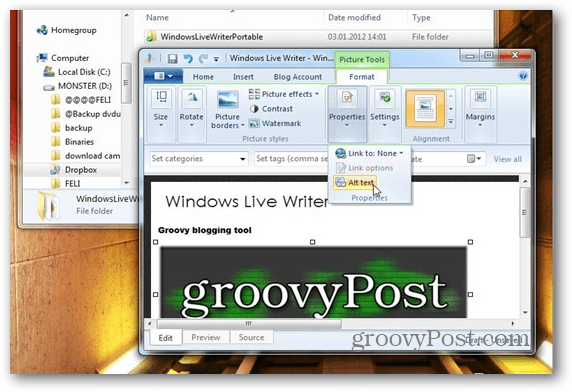 Come eseguire Windows Live Writer da Dropbox