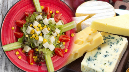Dieta al formaggio che fa 10 chili in 15 giorni! In che modo il consumo di formaggio si indebolisce? Shock dietetico con ricotta e insalata