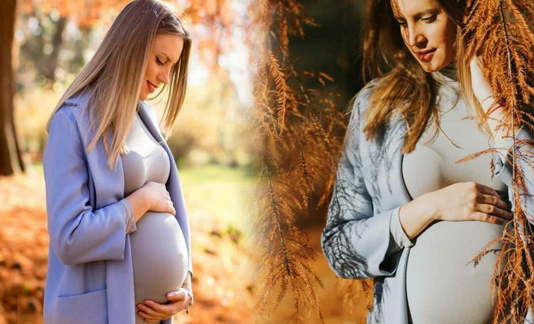 5 oggetti d'oro per sbarazzarsi degli effetti dell'autunno durante la gravidanza!