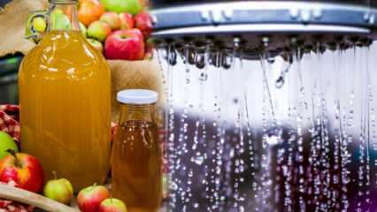 Quali sono i benefici del succo di aceto di mele? Cosa succede se aggiungi aceto di mele all'acqua della doccia?
