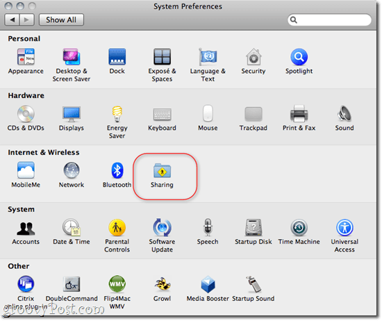 Condivisione di file e cartelle OS X - Windows 7