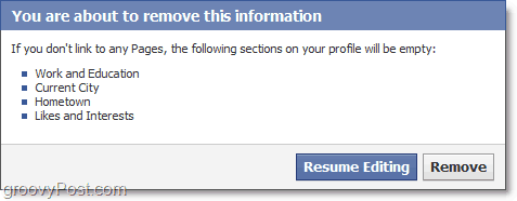 Facebook ti costringe a collegarti alle pagine di Facebook