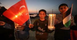Bambini palestinesi Evento Turchia che commuove la Turchia! 