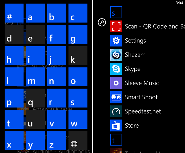 App Windows Phone 8