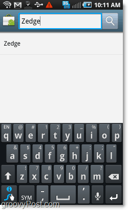 cerca nel mercato Android Zedge