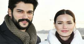 Pose romantiche della coppia Burak Özçivit e Fahriye Evcen! C'è stato un incidente sui social
