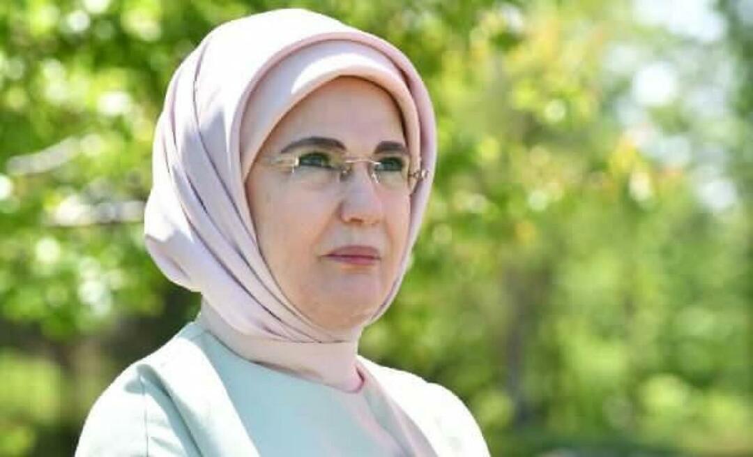 Emine Erdoğan al popolo degli Emirati Arabi Uniti che ha sostenuto la campagna di aiuti umanitari 
