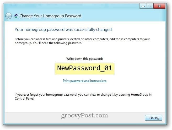 Modifica password completata correttamente