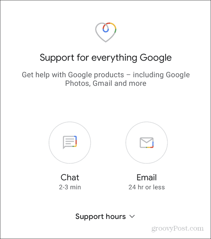 Supporto di Google One