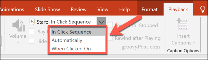 Scegliere come riprodurre un video online in PowerPoint