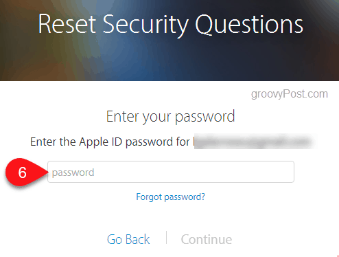 Come reimpostare la password Apple iCloud - 6