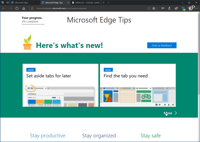 Disabilita la fastidiosa pagina iniziale di benvenuto di Microsoft Edge "Prima esecuzione" in Windows 10
