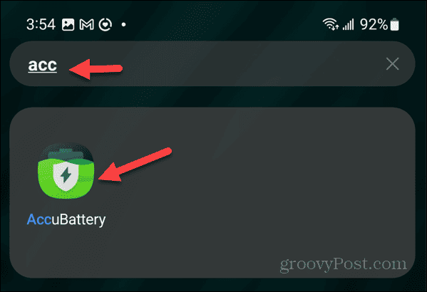 avviare AccuBattery Android