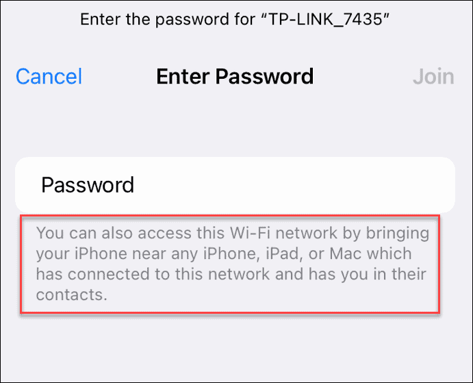 condividere una password wi-fi su iphone