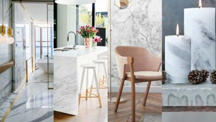 Nuova tendenza nella decorazione domestica: il marmo