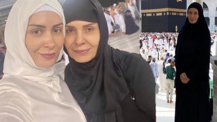 La modella Irmak Atuk è andata a Umrah con sua madre Sevim Atuk!