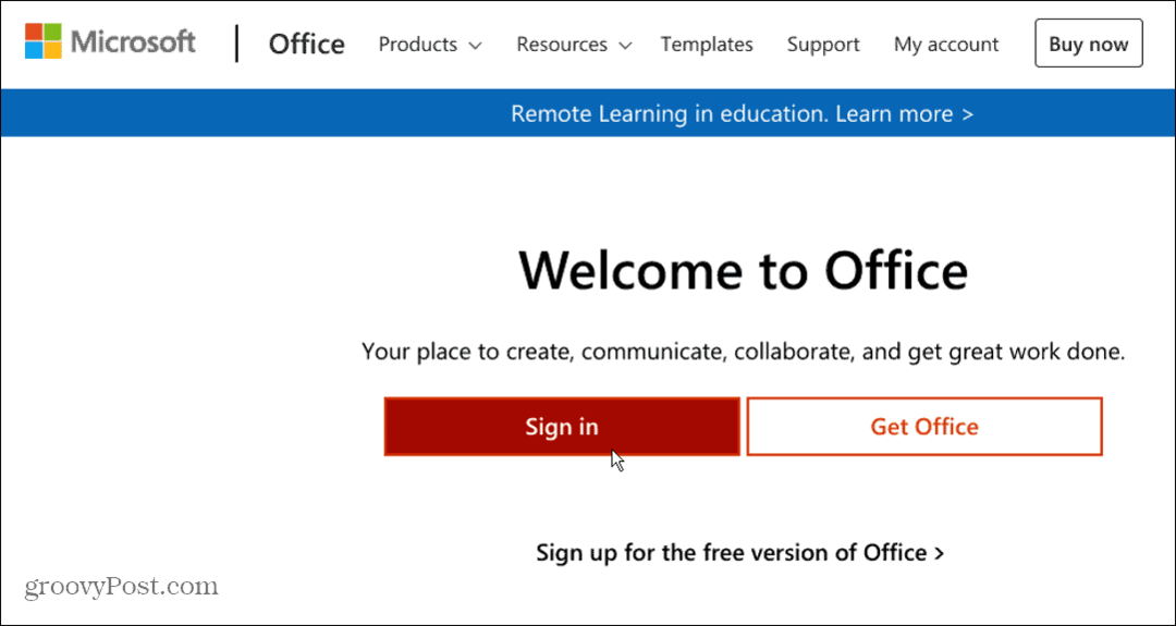 office-dot-com usa Microsoft Office su un Chromebook
