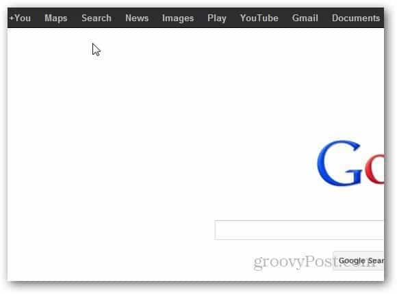 Personalizza la barra di navigazione di Google in Google Chrome [Estensione]