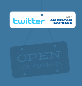 Twitter collabora con American Express