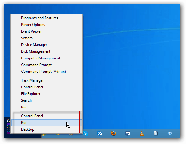 Risultati del menu di accensione di Windows 8