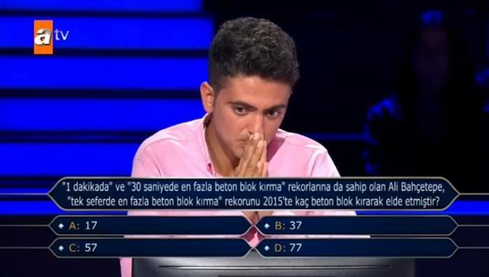 Hikmet Karakurt ha lasciato il segno in Who Wants To Be Millionaire