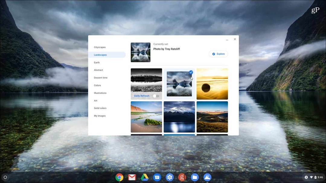 Come modificare lo sfondo del desktop su un Chromebook di Google