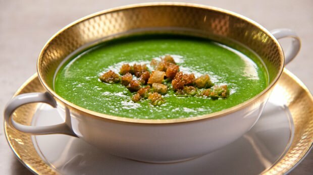 ricetta zuppa di spinaci
