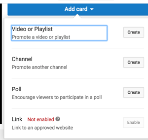 Utilizza le schede YouTube per estendere il tempo di visualizzazione del tuo canale.