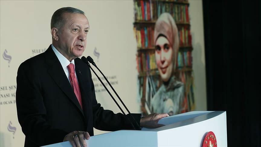 Il presidente Erdoğan ha parlato all'inaugurazione della Fondazione Şule Yüksel Şenler