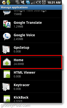 Gestisci le impostazioni dell'interfaccia utente di casa Android