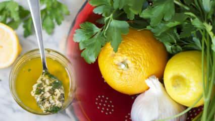 La cura del prezzemolo all'aglio si indebolisce? Quickie indebolimento prezzemolo limone aglio cura!