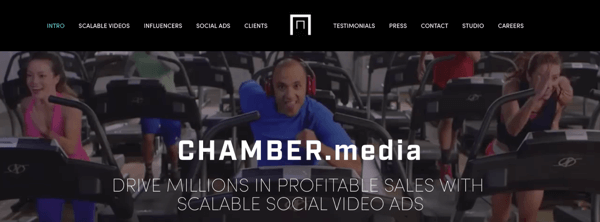 Chamber Media realizza annunci video social scalabili.