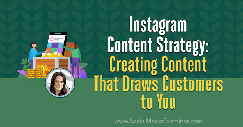 Strategia per i contenuti di Instagram: creazione di contenuti che attirino i clienti con le intuizioni di Alex Tooby nel podcast del social media marketing.