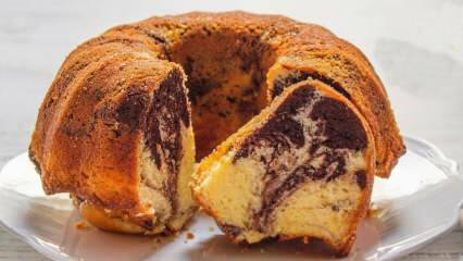 Come preparare la torta brownie in marmo più semplice del mondo? Deliziosa ricetta della torta di marmo