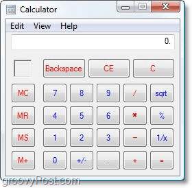 vecchio calcolatore di Windows Vista