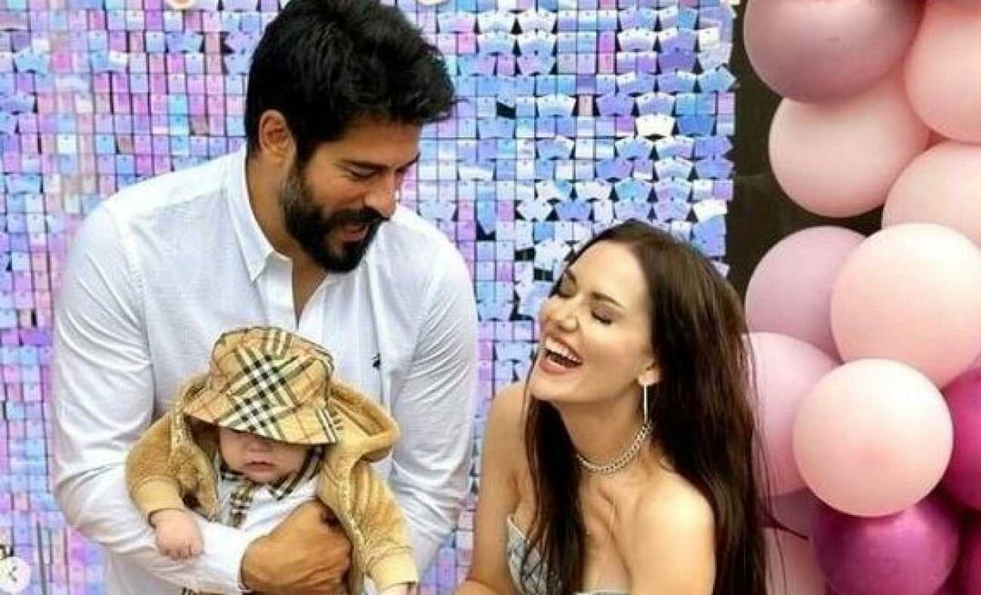 Fahriye Evcen posa con suo figlio Kerem di 8 mesi! Ecco il curiosissimo piccolo Kerem...