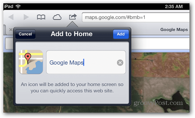 Suggerimento per iOS 6: aggiungi Google Maps alla schermata principale