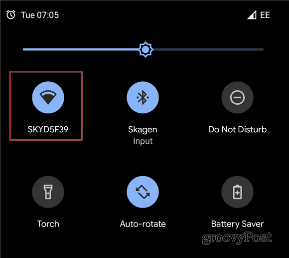 Android 10 condivide il codice QR WiFi