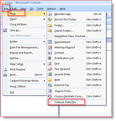 Come creare file .PST usando Outook 2007 o Outlook 2003:: groovyPost.com