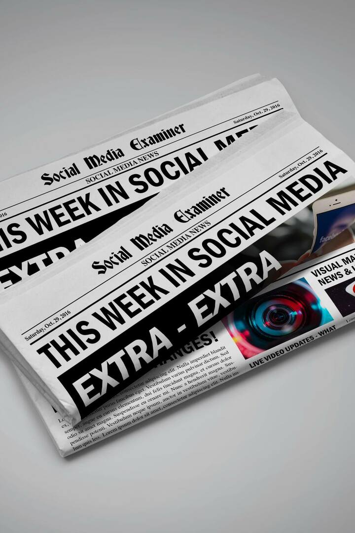 YouTube lancia schermate finali per dispositivi mobili: questa settimana sui social media: Social Media Examiner