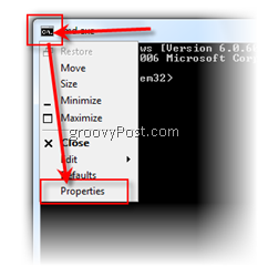 Personalizza la finestra del prompt dei comandi di Windows