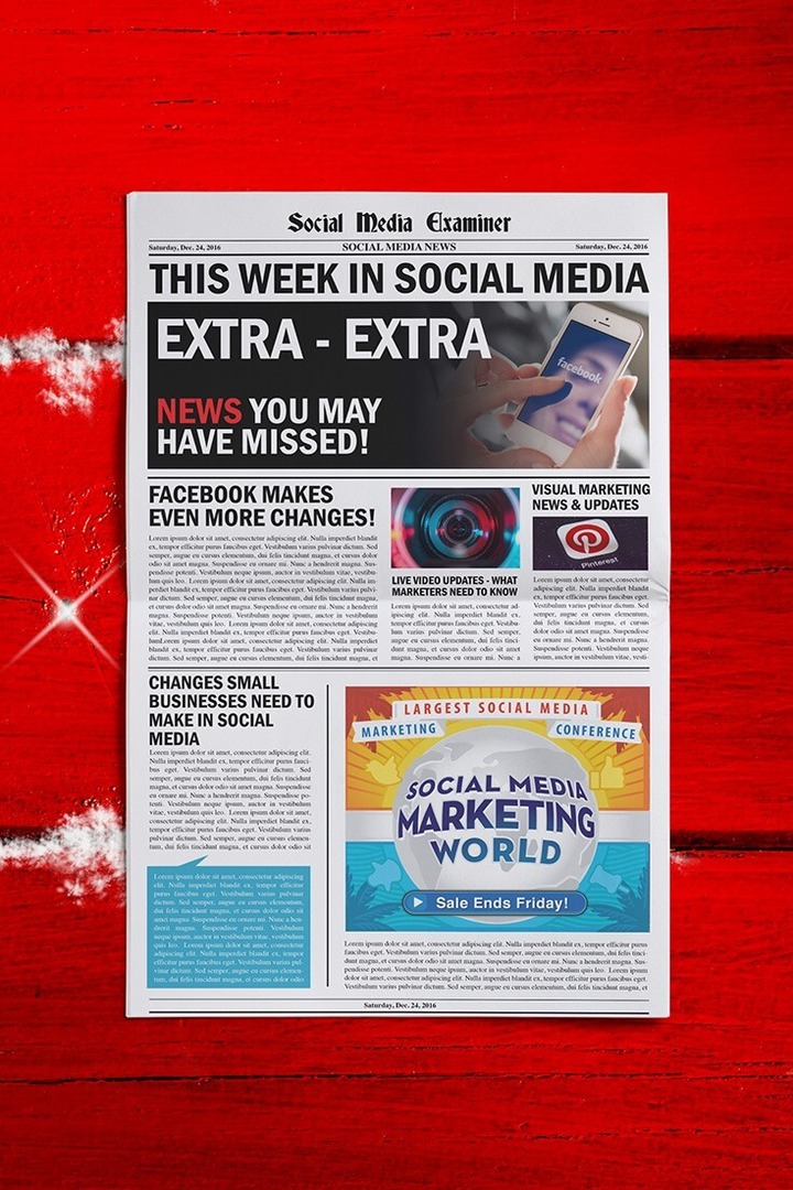 Chat video di gruppo da Facebook Messenger: questa settimana nei social media: Social Media Examiner