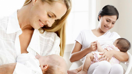 Tecniche di allattamento al seno del neonato! Errori che le madri commettono durante l'allattamento