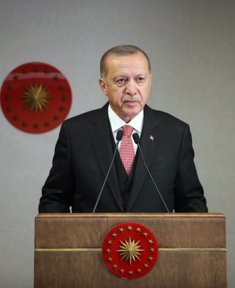 interviene il presidente Erdoğan dopo la riunione del gabinetto