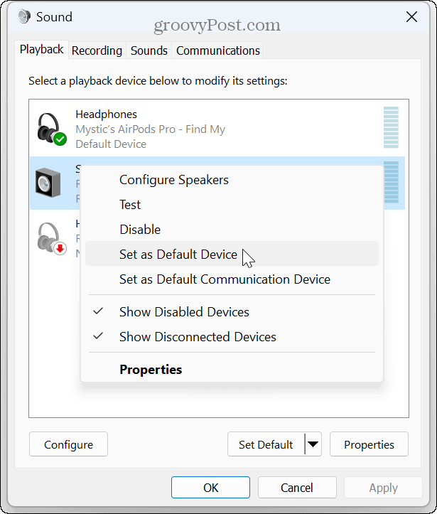 Windows 11 non rileva le cuffie