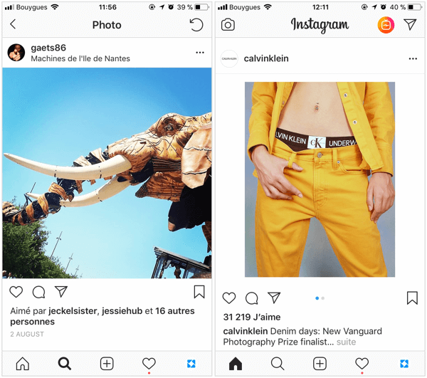 Un post Instagram quadrato deve essere dimensionato a 1080 x 1080 pixel per la migliore qualità nel feed e i post Instagram oblunghi sono i migliori a 1080 x 1350 pixel. 