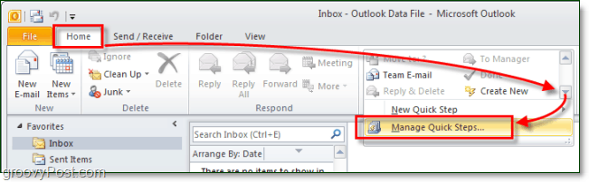 Come creare passaggi rapidi personalizzati in Outlook 2010