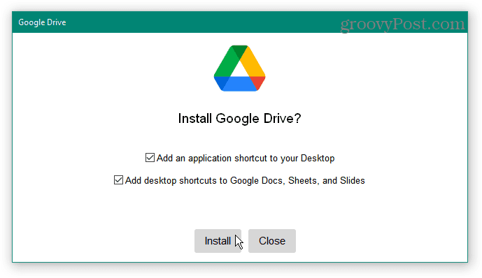 installa Google Drive